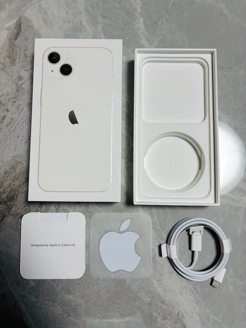 【端末なし】Apple iPhone 13 空箱 ケーブル付き