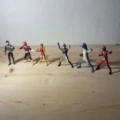 仮面ライダー ガチャポン 6体セット