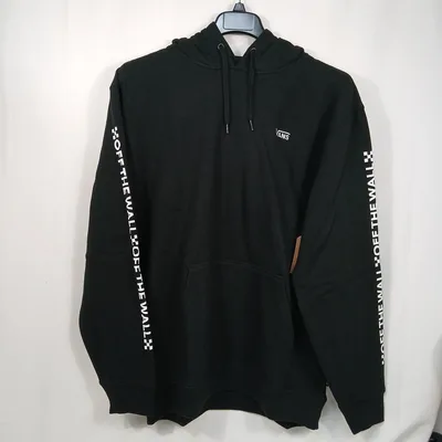 VANS プルオーバーパーカー ブラック XLサイズ 黒 裏起毛