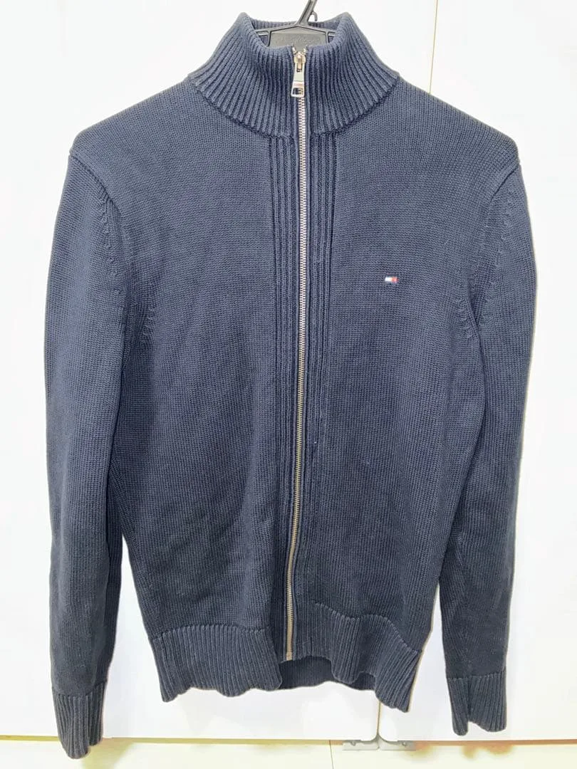 TOMMY HILFIGER フルジップ ニット セーター