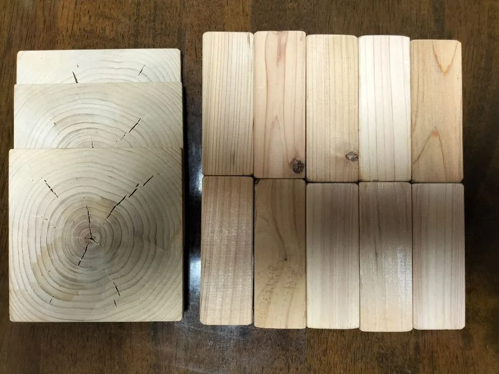 木工用 天然木端材セット DIY 工作素材
