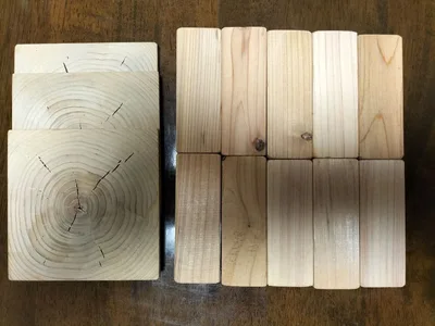 木工用 天然木端材セット DIY 工作素材