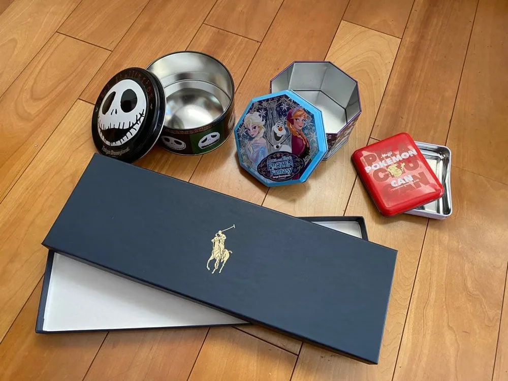 空き缶 空き箱 まとめ売り 5点セット 即購入可能