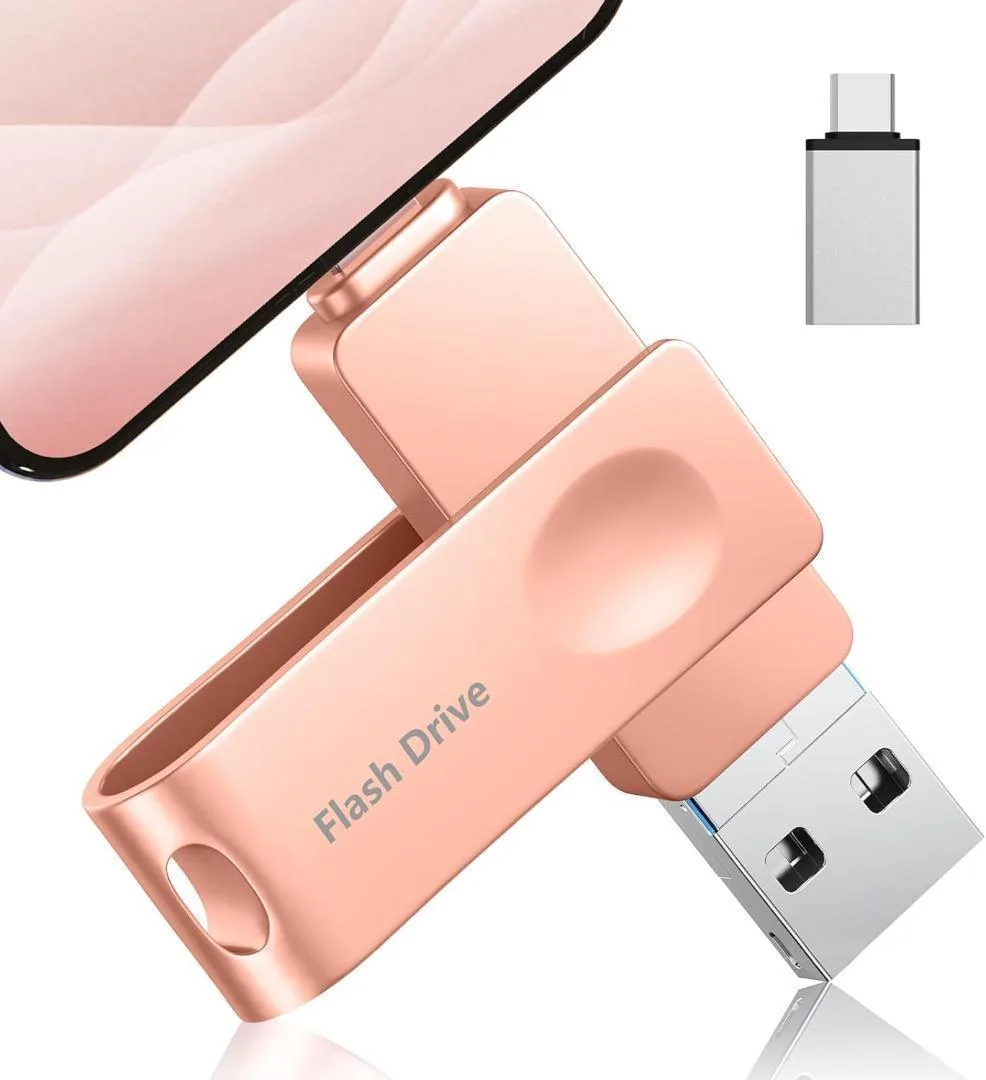 512GB USBメモリー【専用アプリ不要】4in1 iPhone用 MA4