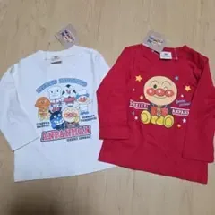 アンパンマン 長袖Tシャツ 2枚セット 90cm