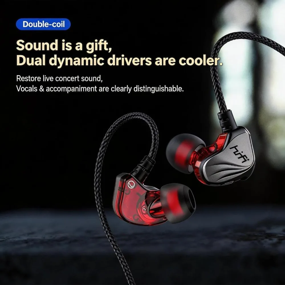 【新品*未使用品】USB-タイプC接続 ☆HiFi音質*有線イヤホン