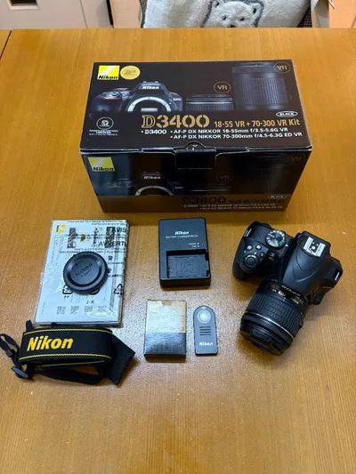 【シャッター数2,133回】Nikon D3400 AF-P 18-55 VR