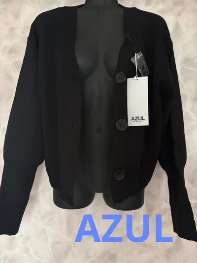 セール未使用タグ付きAZUL BY MOUSSY カーディガン ブラックMサイズ