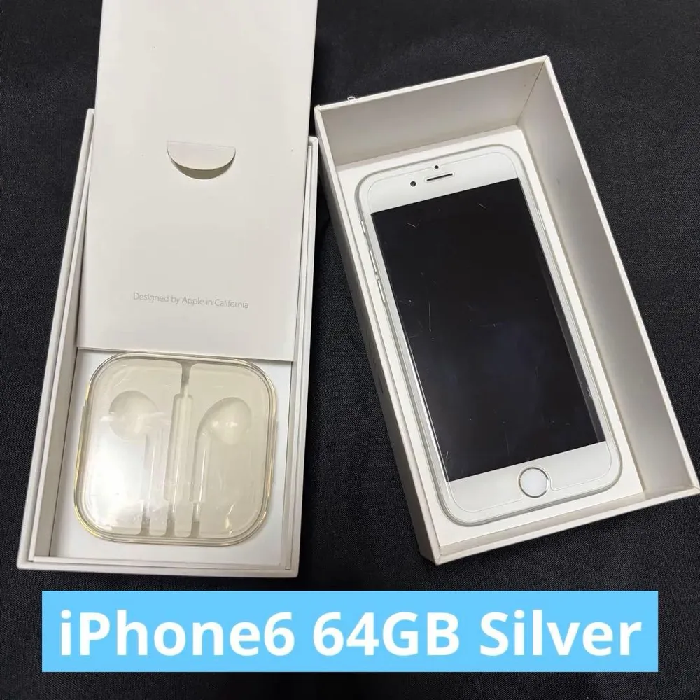 【iPhone 6】silver 64GB 美品