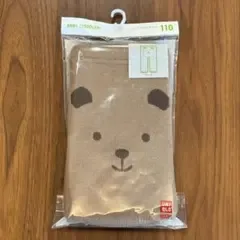 【新品】UNIQLO ユニクロ ニットレギンス 110cm くま