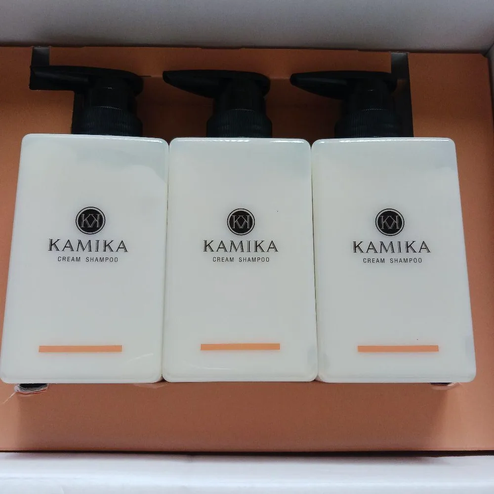 KAMIKA クリームシャンプー キンモクセイの香り 3本セット