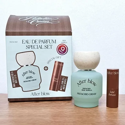 After blow オードパフュームセット ピスタチオクリーム