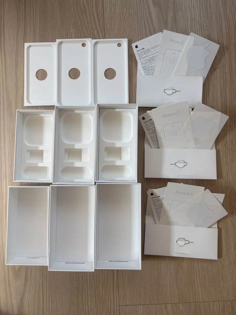 Apple iPhone SE(1個)iPhone 6s(2個)空箱 3点セット