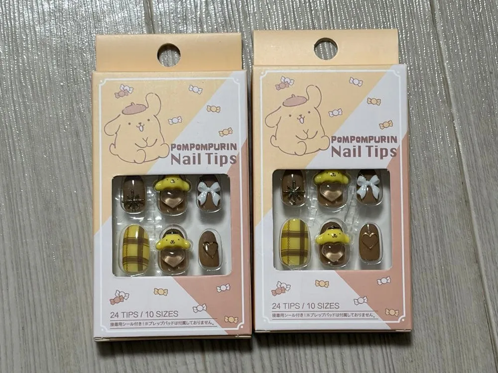 ポムポムプリン ネイルチップ 2個セット