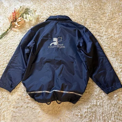 Courrèges ネイビー ブルゾン ジャケット 00s y2k ジャンパー