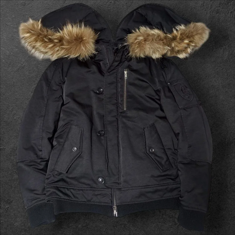 y2k archive real fur n-2b 短丈 リブ お兄 w zip