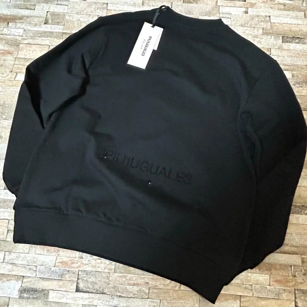 【新品】1PIU1UGUALE3 RELAX/バックラインストーン スウェットM