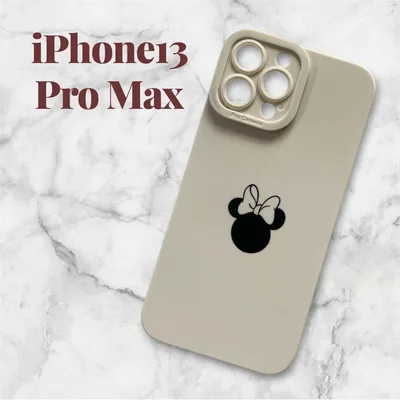 iPhone 13 Pro Max ケース カバー ミニー ベージュ シンプル