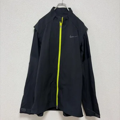 ナイロンジャケット ナイキゴルフ STORM-FIT10 L ブラック 黄