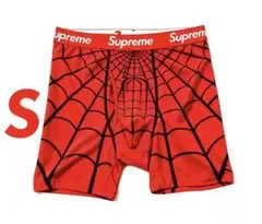 1枚Supreme Hanes ボクサーパンツ スパイダーウェブ S