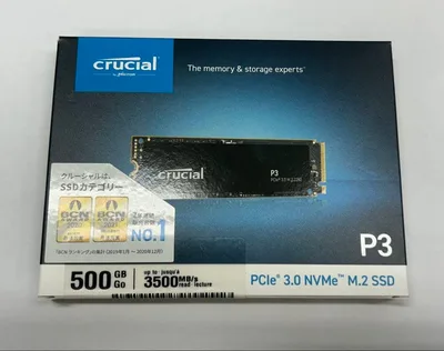 Crucial P3 500GB SSD未開封 CT500P3SSD8JP