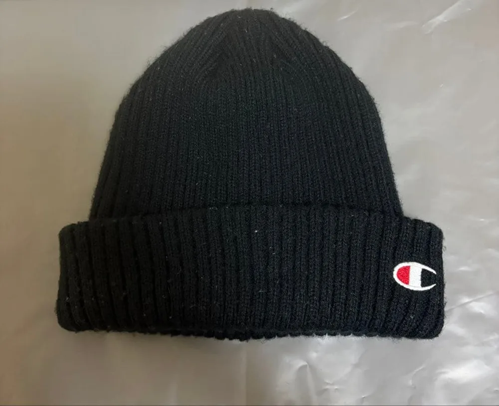 Champion チャンピオン ニット帽 ビーニー ブラック