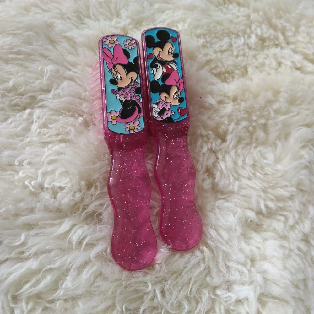 u u様限定!! ディズニー ミニーマウス ヘアブラシ 2本セット
