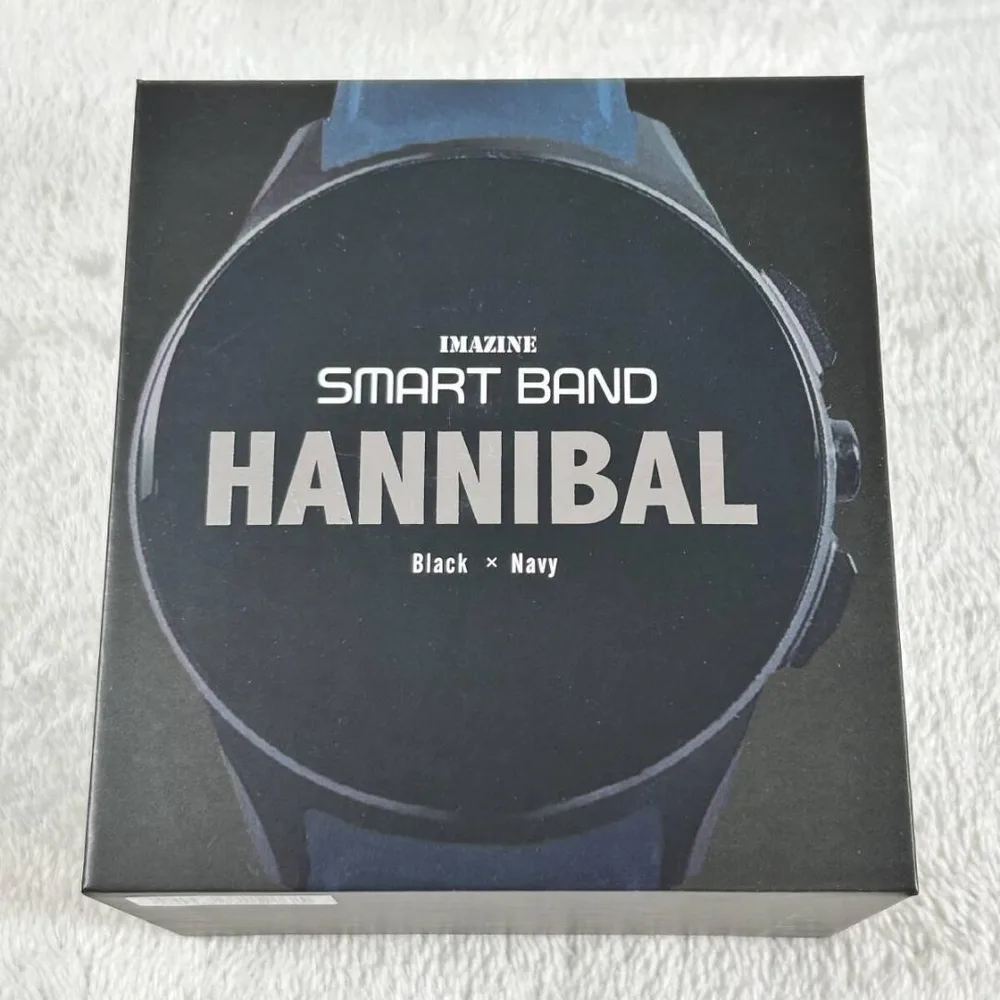 未使用 HANNIBALハンニバル SB40 スマートウォッチ ブラックネイビー
