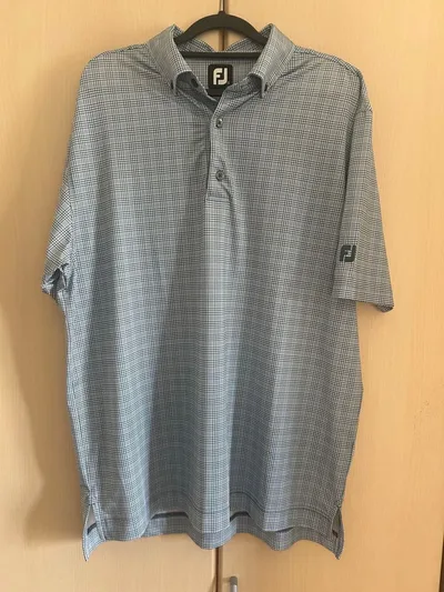 FootJoy ゴルフシャツ チェック柄 XXL フットジョイ 試着程度美品