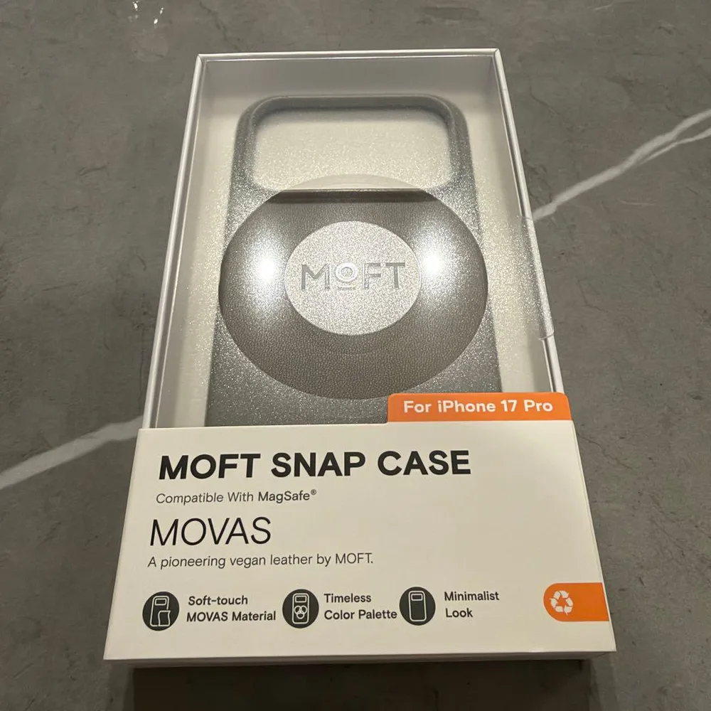 MOFT iPhone 17 Pro レザーケース MOVAS トープ