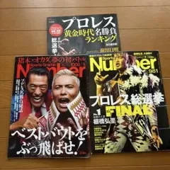 プロレス特集 雑誌 3冊セット