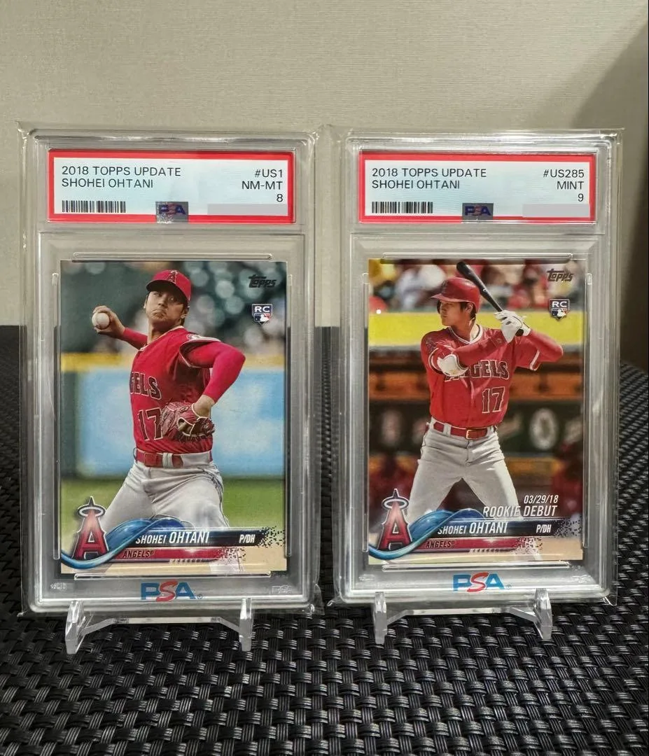 【鑑定済 PSA8・9】大谷翔平 2018 Topps Update RC 2枚