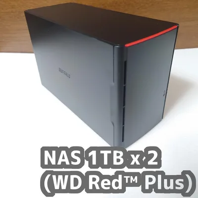 【NAS】 BUFFALO LS220DN0202B (1TB x 2) ②