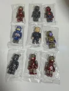 MARVEL ベアブリック コンプ 9点セット