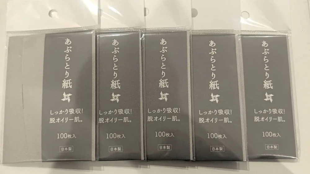 あぶらとり紙 100枚入 5個セット 日本製
