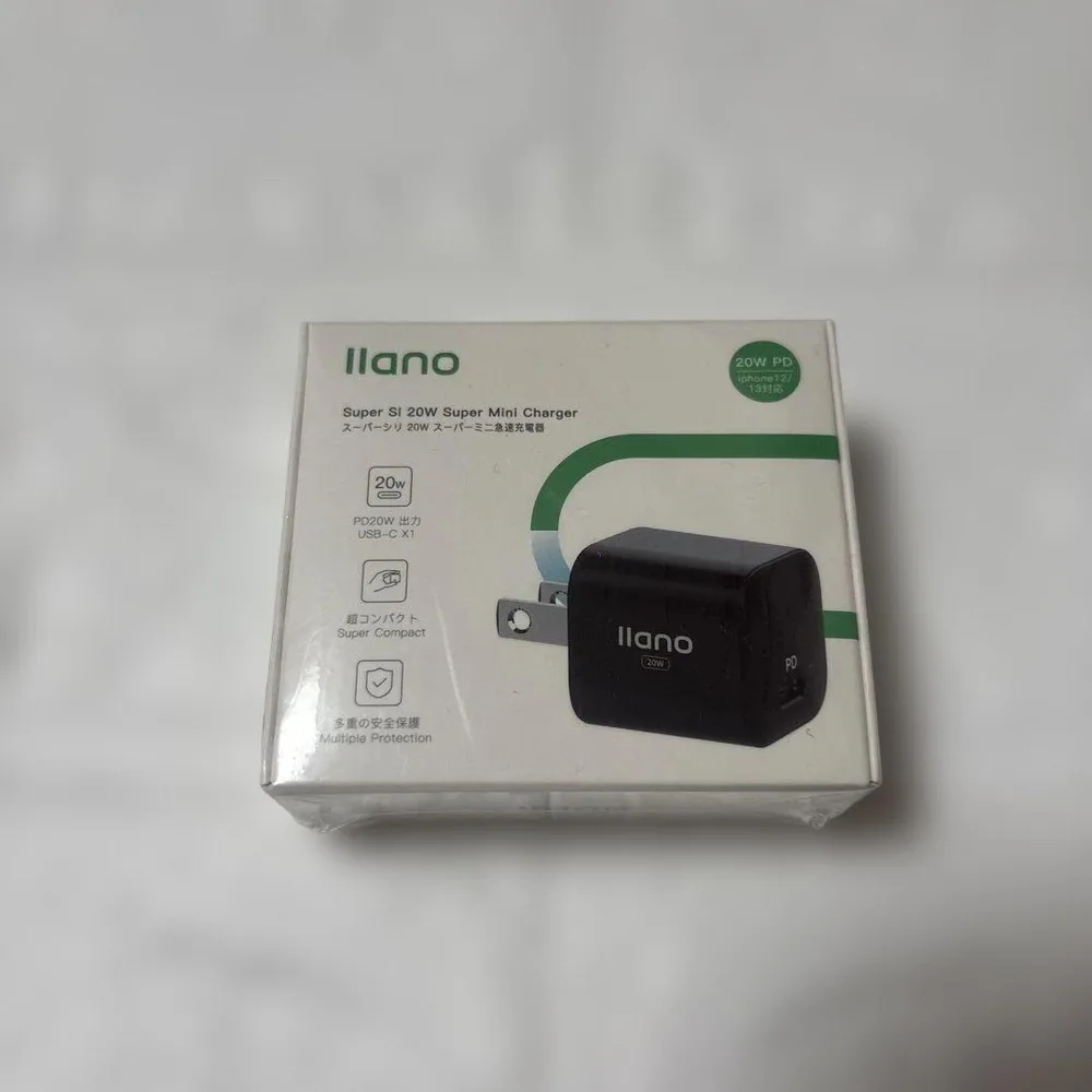 【新品】llano 20W 急速充電器 USB-C