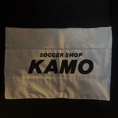 サッカーショップKAMO オリジナルシューズケース 白 黒