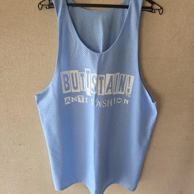 BUTTSTAIN タンクトップ ライトブルー SANTA CRUZ
