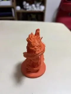 【ハンドメイド】石に巻き付く龍 フィギュア 11cm 3Dプリンター 置物
