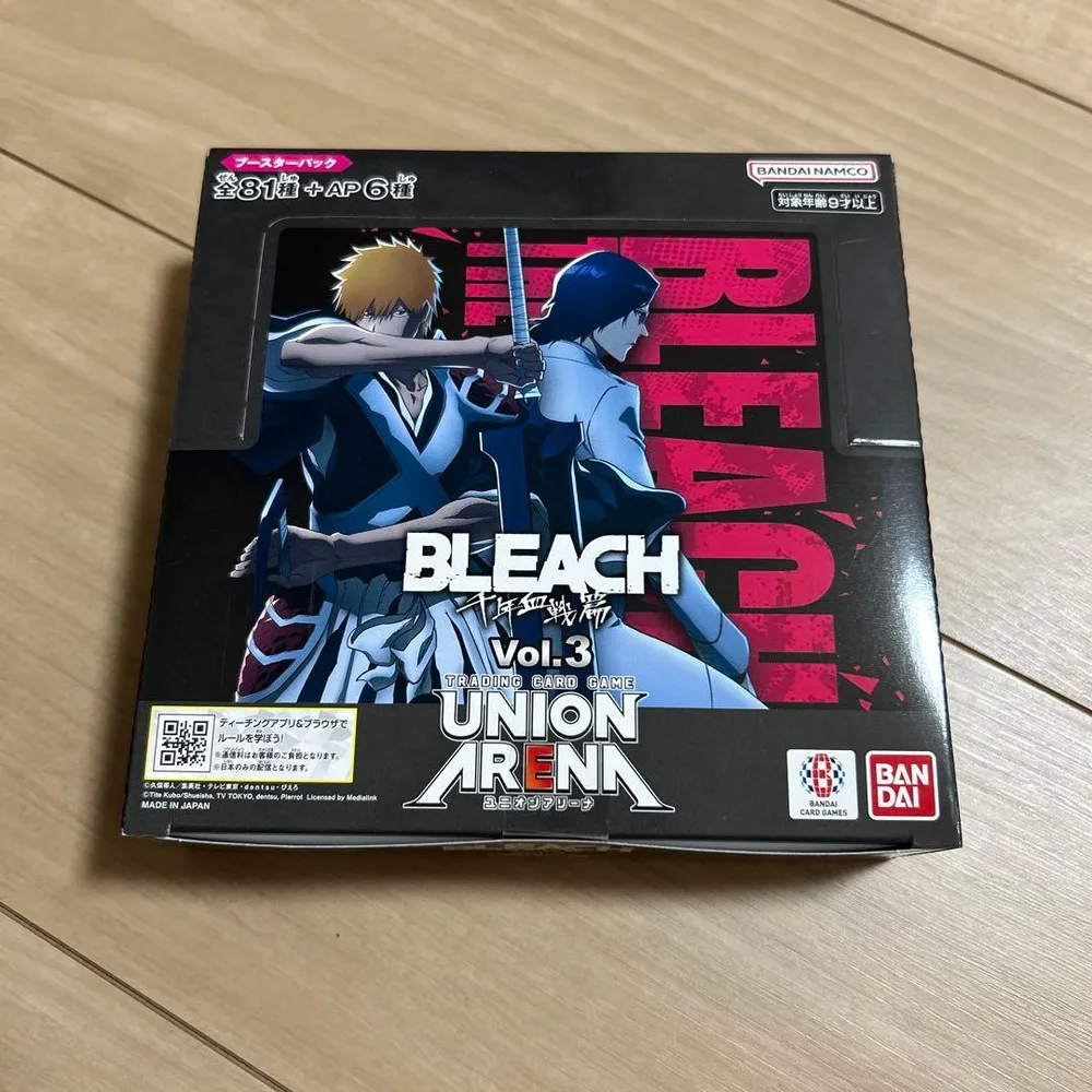ユニオンアリーナブースターパックBLEACH千年血戦篇 Vol.3ボックス