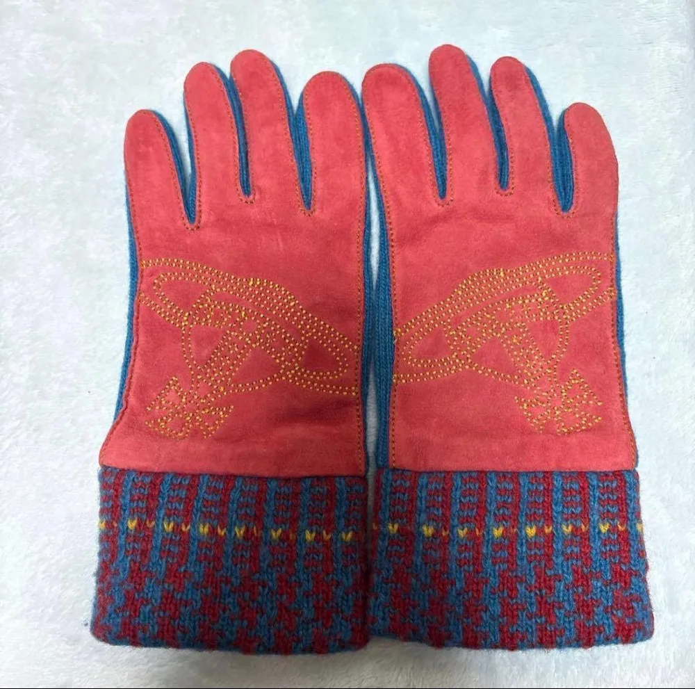 Vivienne Westwood 手袋 グローブ オーブ刺繍