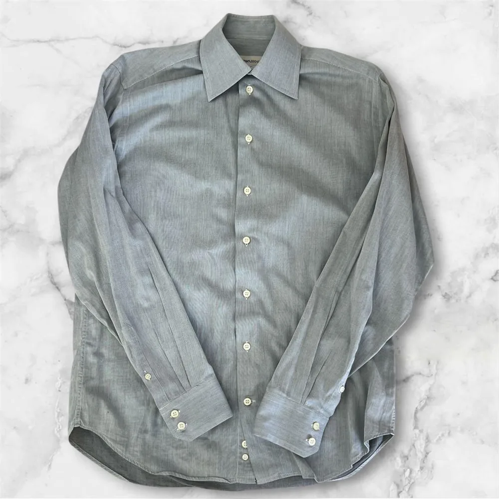 EMPORIO ARMANI エンポリオアルマーニ 長袖シャツ 38/15 A①