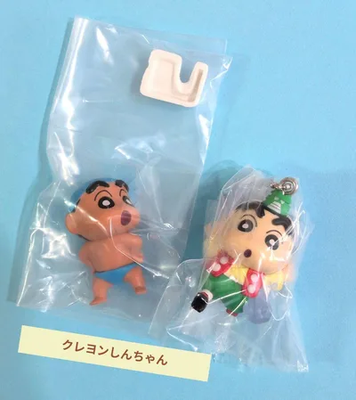 クレヨンしんちゃん「オラたちの恐い怪々!& なつやすみ」マスコット 2種セット