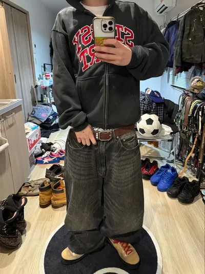 H&M SUPER BAGGY DENIM 32/30 初期モデル 円堂守着用