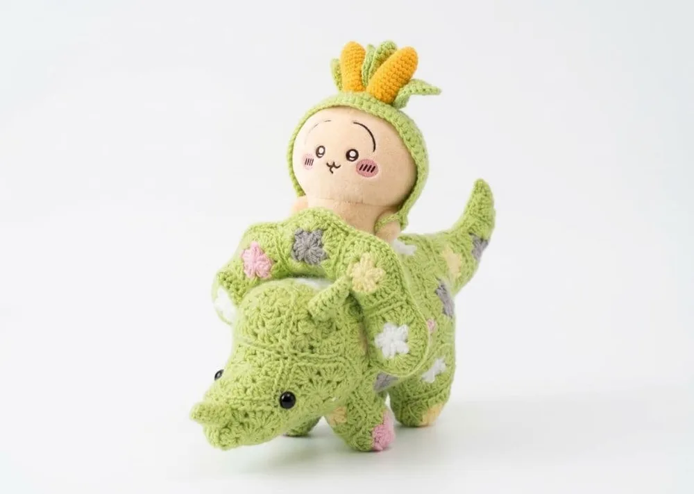 ハンドメイド あみぐるみ トリケラトプス(恐竜)