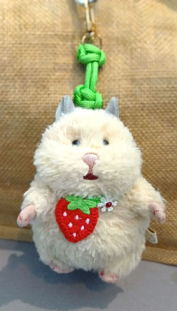 はむにぎり用お出かけホルダー いちごちゃん