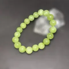 高品質天然石パワーストーン ペリドットブレスレット10㎜ 女性用サイズ