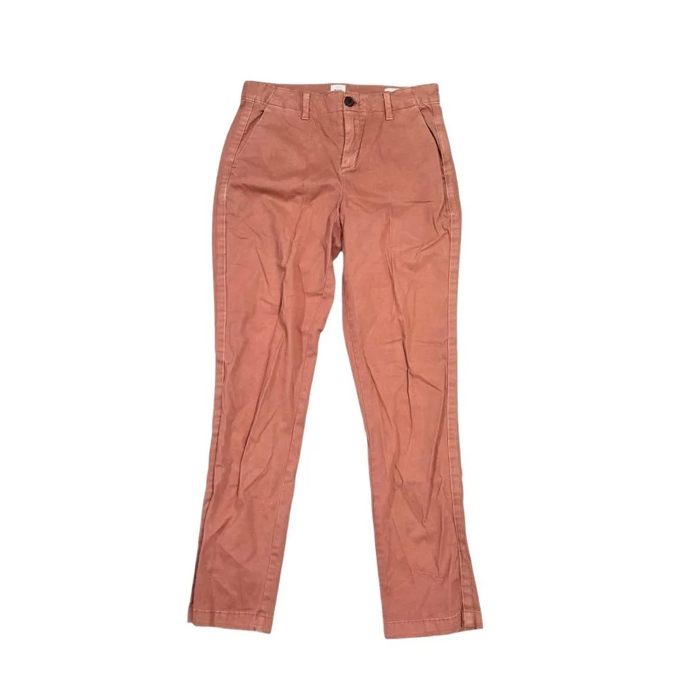 GAP ガールフレンドチノパンツ ストレッチ(0)くすみピンク系