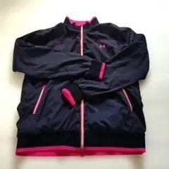 UNDER ARMOUR レディース ジャージ ブラック ピンク LL スポーツ