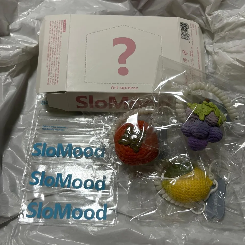 SloMood スクイーズ まんまリアル ブラインド 柿 ブドウ レモン
